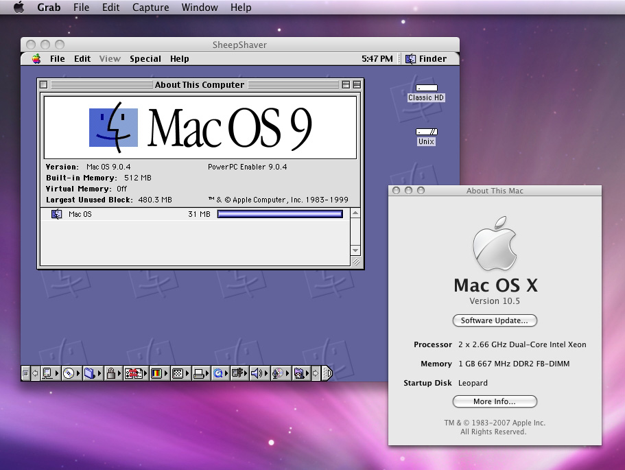 mac classic os emulator